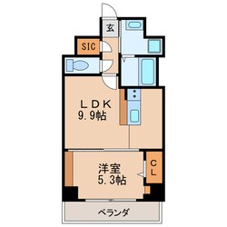 RESIDENCE丸の内七間町の物件間取画像